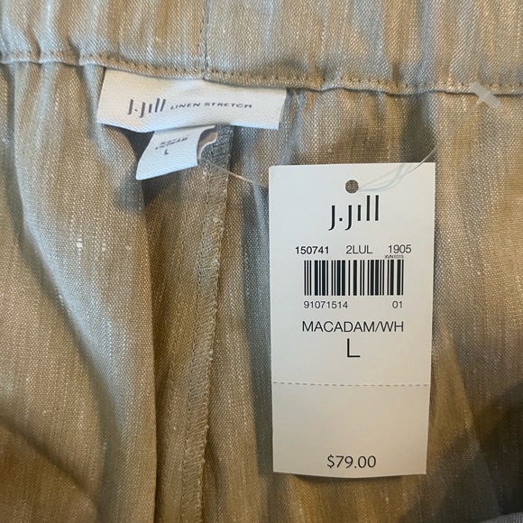 j jill‎ cropped linen pants - Picture 4 of 4